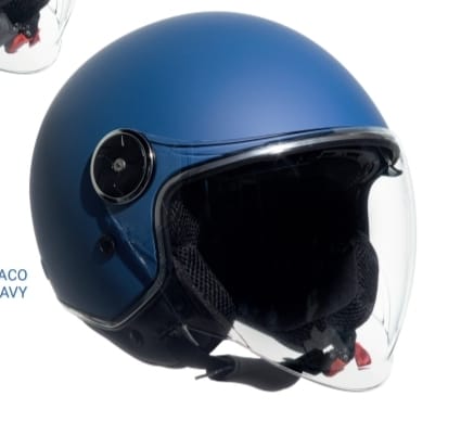 550 DOPPIA VISIERA CON BORDINO E VITI CROMATE