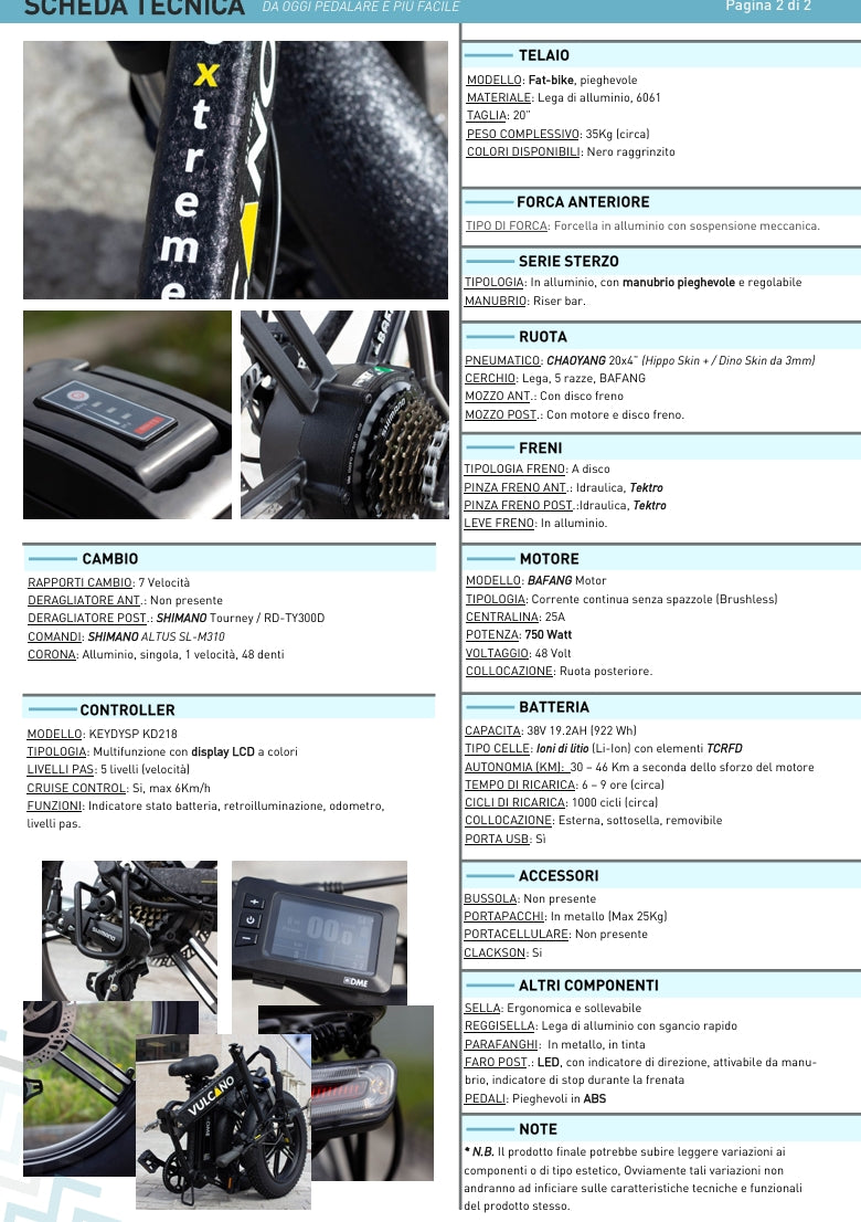 Vulcano Serie Extreme 750W